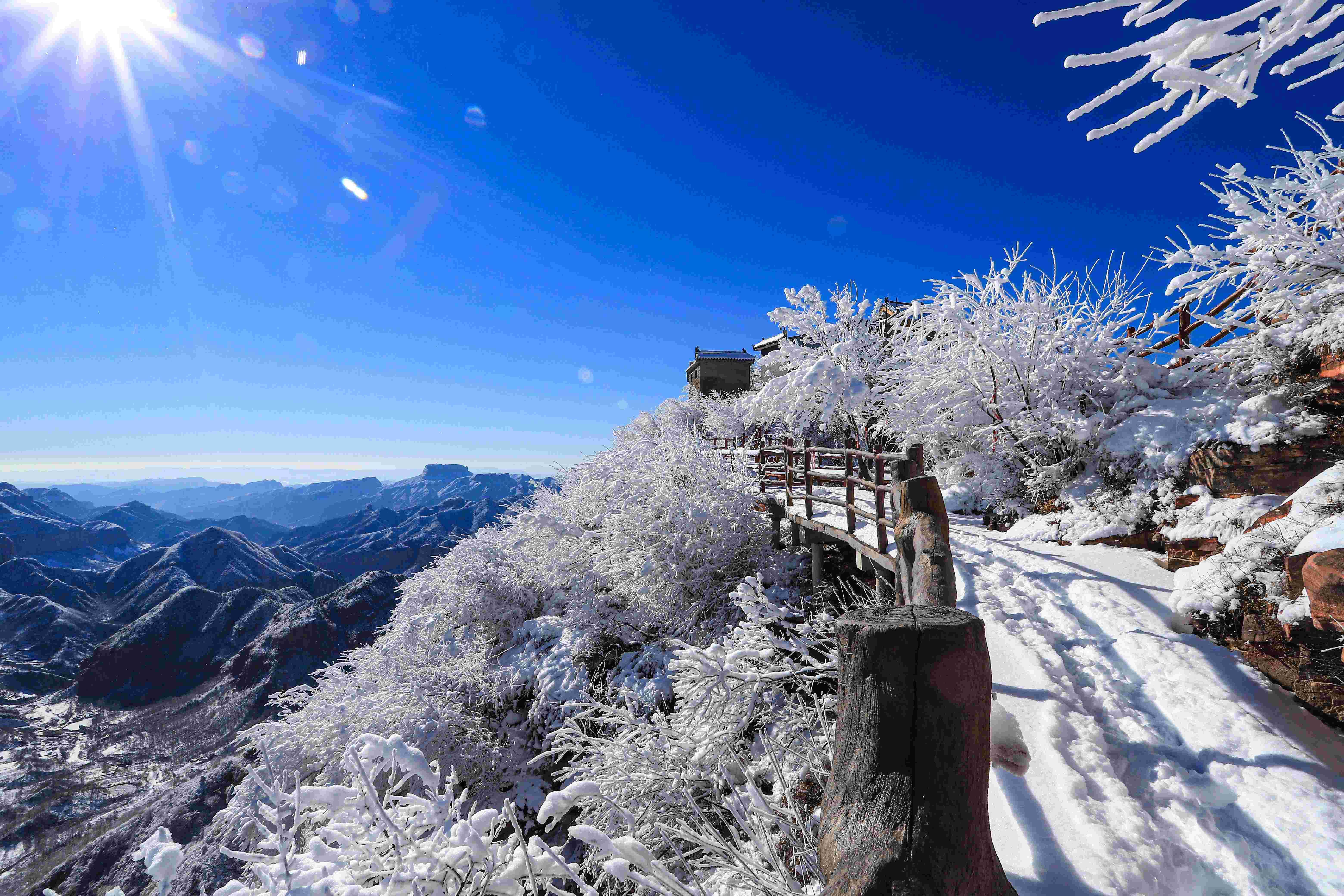 河北张家口：雪照张垣美山城-河北频道-长城网